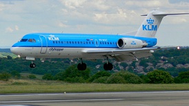 Fokker 70 авиакомпании KLM Cityhopper