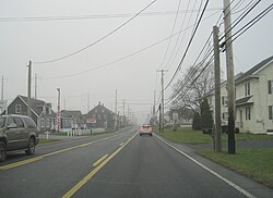 Westbound US 30 through Kinzers