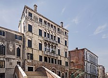 Clockwise from upper left: Palazzo Loredan at Campo Santo Stefano, Palazzo Loredan at Campo S. Maria Formosa, Palazzo Loredan Cini, Palazzo Loredan a San Cancian, Palazzo Giustinian Loredan, Palazzo Loredan Gheltoff.