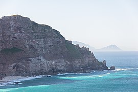 Vista de Cape Point desde el cabo de Buena Esperanza.