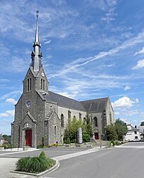 The church of Saint-Martin, in Guipel