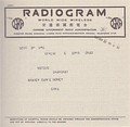 Китай: радиограмма (1933)