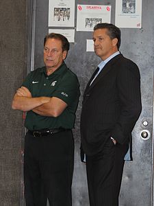 El 19 de septiembre de 2012, Tom Izzo y John Calipari, los dos entrenadores universitarios mejores pagados en 2012, estuvieron en el instituto "Whitney M. Young Magnet" para reclutar a Okafor.