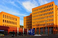 Dorflinde, district administration buildings at Schwamendingenstrasse