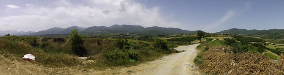  Panorama of the Pierian Mountains looking South West to West.