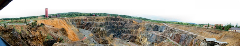  Panorama of the mine in Falun