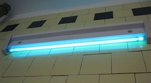 9 watt germicidal UV bulb, in compact fluorescent (CF) form factor
