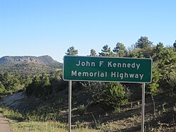 I-25 approaching Santa Fe, New Mexico