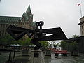 Sorel Etrog's sculpture Flight was commissioned by the Pavilion of Canada, Expo 67, and is now part of the Bank of Canada collection.