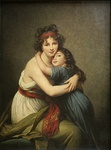 The Artist and her Daughter, by Élisabeth Vigée Le Brun, c.1785, oil on canvas, Louvre[179]