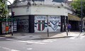 Mural realizado en el centenario del club, en el frente del antiguo Mercado Villa Luro.