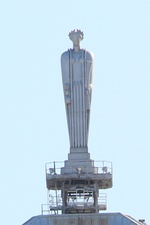 Aluminum statue of Ceres atop the Chicago Board of Trade Building (1930)