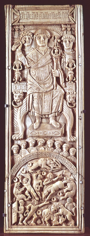 Консул Ареобинд на ипподромных играх в Константинополе, 506 год, слоновая кость