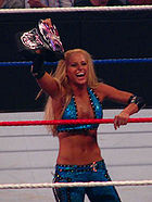 Mickie James  five time winner of WWE Women's Championship