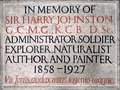 Memorial plaque by Eric Gill, c. 1920s