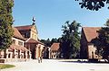 Двор и церковь монастырского комплекса