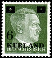 German stamp used in the Courland Pocket, 1945