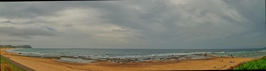  Panorama of Merewether Beach on 9 Mar 2019