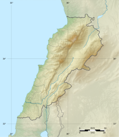 Siege of Tripoli is located in Lebanon