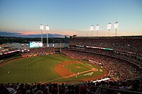 Great American Ball Park, home to the Cincinnati Reds