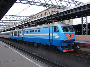 Чешский локомотив поезда «Невский экспресс»