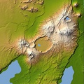 Topografía de la región.