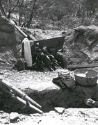 A North Korean ZiS-3 captured by United Nations forces during the Incheon Landings in mid-September 1950.
