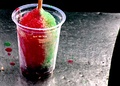 Crushed Ice with flavored syrups in India