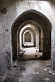 Pointed arches in the cisterns of the White Mosque in Ramla