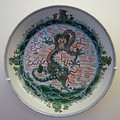 Plato de porcelana de 1634, durante el reinado del emperador Chongzhen (1627-1644).