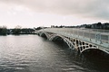 Chepstow Bridge at very high tide