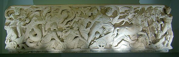 Proserpina sarcophagus, in which Charlemagne is thought to have been originally buried.