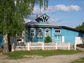 A traditional village house near Kstovo, Russia