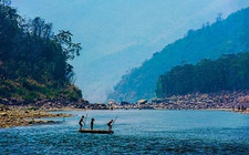 Tlawng River (top) and Tuipui river of Mizoram