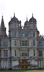 Burghley House, entrance, with Tijou's Golden Gates at the base