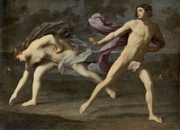 Atalanta e Hipómenes, de Guido Reni, 1618.