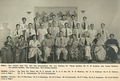 Seated Gita Sarabhai Mayor, Vikram Sarabhai and Gira Sarabhai.