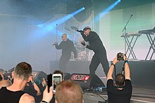 Photo of Front 242 playing live at Amphi festival 2014