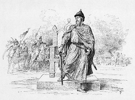 Рисунок В. П. Верещагина. Великий князь владимиро-суздальский Дмитрий Александрович