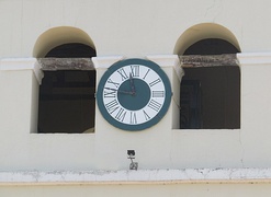 The clock of Comayagua Cathedral's bell tower in Honduras is one of the oldest clocks in Americas and the oldest still working in the world.[114] It was brought from the Alhambra Arab palace to the Spanish colonies during the 17th century.