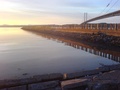 The eastern breakwater at eventide