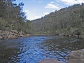Downstream on the river near the junction with Woolshed Creek in the national park