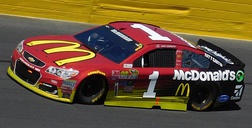 The McDonald's-sponsored car of Jamie McMurray in 2016