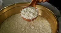 Coagulated soy curds