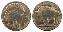1913 Buffalo nickel (Type I & II)