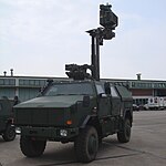 Dingo 2 alemán con radar de vigilancia terrestre (BÜR)