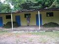 A shed row-style stable at a riding club in Panama