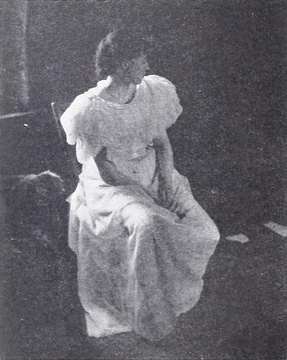 Portrait of a woman in a dress, c. 1900
