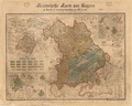 Mapa de Baviera 1883.