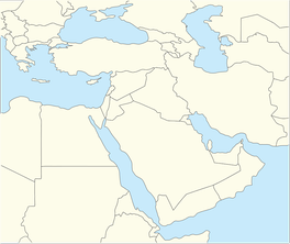 Map of the Middle East